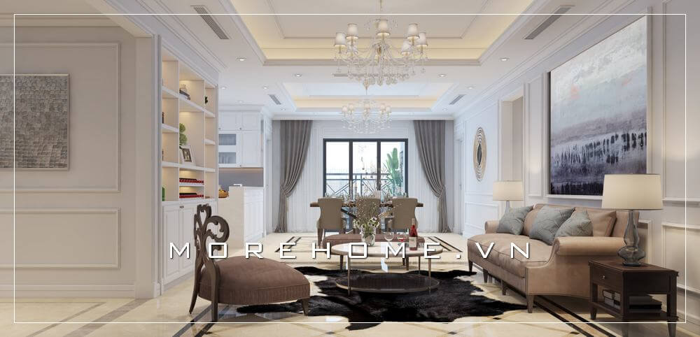 ý tưởng thiết kế phòng khách đẹp tiện nghi nhất